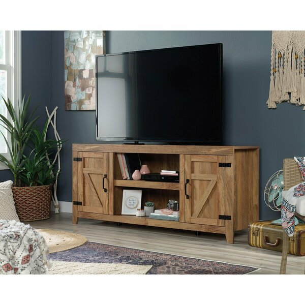 Sauder Entertainment Credenza Sma , Accommodates up to a 70 in. TV weighing 95 lbs 429516